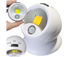 LED COB Lemputė su Judesio Jutikliu ir Magnetine Pagrindo Sistema