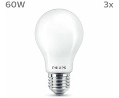Signify Philips LED classic Lampa 60W E27 Ciepła biel 806lm matinė 3er P