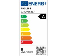Philips kaitrinė lemputė, matinė, 100 W, A60, E27, 7,3 W, 100 W, E27, 1535 lm, 50 000 h, šaltai balta