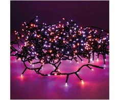 El. lauko girlianda LUMINEO Primary Tree, 750 LED, 3,6W, violetinės/oranžinės sp., 16 m