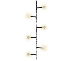 LED žibintų vainikas Lumineo Cherry Compact Balta (14 m)