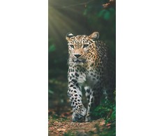Leopardo rašto vonios rankšluostis, paplūdimio rankšluostis 70*140cm