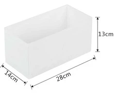 Dėklas drabužiams ir aksesuarams, baltas, 28x14x13 cm