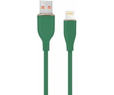 USB 2.0 AM/8 kontaktų Lightning M laidas 1,5 m Gembird žalia