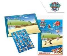 PAW Patrol Kurybinė Rinkinys su Išimamais Lipdukais