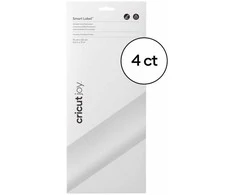 Spausdintuvas „Cricut Joy Smart Label“ rašomosios vinilo etiketės, nuolatinės baltos, 33 cm (13 colių), 4 lipnūs lapai, skirti naudoti su, 2010000