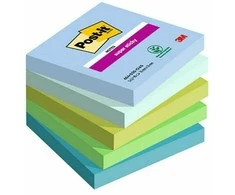 Lipnūs lapeliai užrašams 3M Post-it®, 76mmx76mm, 5 vnt. po 90 lapelių