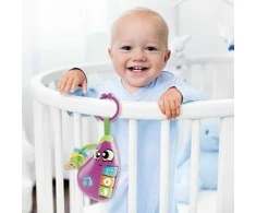 Lisciani LISCIANI CAROTINA BABY ZABAWKA ELEKTRONICZNA Z GRZECHOTKĄ BAKŁAŻAN