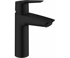 Grohe basin mixer Start M, push-open pop-up waste, matt juodas