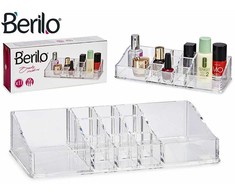 Berilo Makiažo priemonių dėžutę (9 x 4,5 x 22,7 cm) Plastmasinis