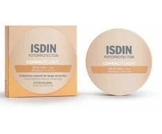 Isdin COMPACT SUNSCREEN SPF 50 long-lasting natural coverage #Light 10g