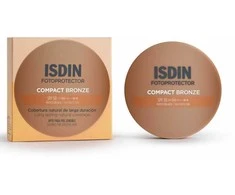 Isdin COMPACT SUNSCREEN SPF 50 natural long-lasting coverage #Bronze 10g