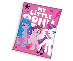 Mano mažasis ponis Harmony koralų spalvos vilnos poliarinis pledas 130x170cm