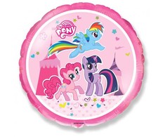 Mano mažojo ponio pilies folijos balionas 46 cm (WP)