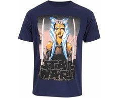 Marškinėliai su trumpomis rankovėmis Star Wars Baltas Blades Mėlyna Abiejų lyčių