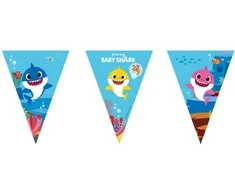 Globos Europe Bv Baby Shark vimpelguirlande