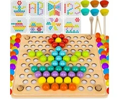 Dėlionė Kruzzel Wooden puzzle beads 22403