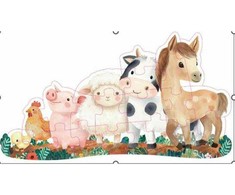 APLI Kids Mano pirmoji dėlionė: Ūkio gyvūnai