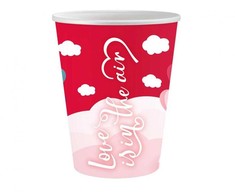 GoDan Kubeczki papierowe Love 250ml 6szt