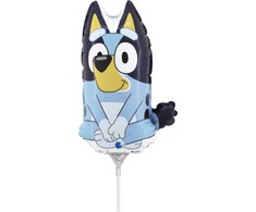 Mėlynai mielas mini folijos balionas 35 cm (WP)