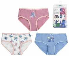 Mergaičių apatinių pakuotė Stitch Spalvotas