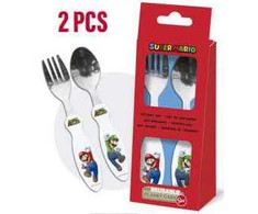 Metalinis stalo įrankių rinkinys „Super Mario“ – 2 dalys