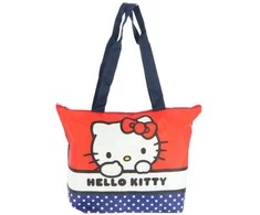 Mielas „Hello Kitty“ paplūdimio krepšys 47 cm
