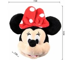 Mielas žaislas - raktų pakabukas Minnie Mouse Raudona