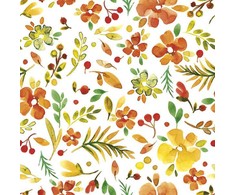 Millefleur akvarelinės servetėlės su gėlių raštu, 20 vnt., 33x33 cm