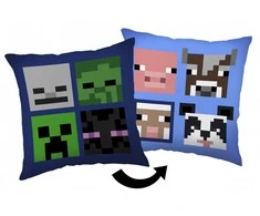 Minecraft Bad Mobs pagalvėlė, dekoratyvinė pagalvėlė 40*40 cm