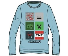 "Minecraft" marškinėliai ilgomis rankovėmis