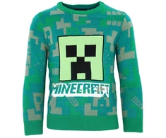 Minecraft Blocky vaikiškas megztinis 6-12 metų