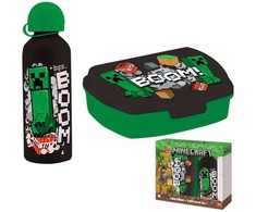 Kids Licensing Minecraft Rinkinys śniadaniówka + bidon 500 ml HW00001