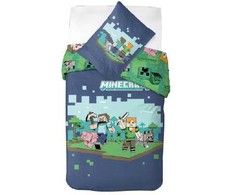 „Minecraft CraftWorld“ patalynės užvalkalas 140–200 cm, 70–90 cm