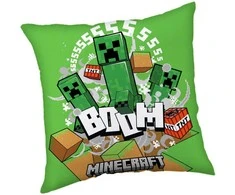 Minecraft Creeper Boom dekoratyvinė pagalvėlė 40*40 cm