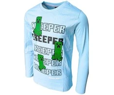 „Minecraft Creeper“ vaikiški ilgomis rankovėmis marškinėliai, 12 metų