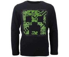 Minecraft Dark vaikiška ilgomis rankovėmis palaidinė, 10 metų