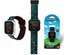 „Minecraft“ deimantinio kardo skaitmeninis LED laikrodis