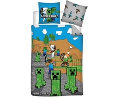 „Minecraft“ dykumos patalynės komplektas 140–200 cm, 63–63 cm mikropluošto