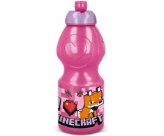 "Minecraft" sportinis buteliukas mergaitėms 400 ml