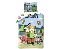 Patalynė dziecięca 140x200 Minecraft mikro 10 Halantex