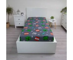 Minecraft Mes turime šią paklodę su guma 90x200 cm