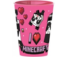 Minecraft plastikinis puodelis 260 ml