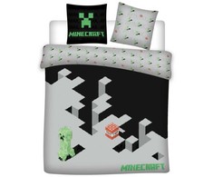 Mojang Studios Minecraft policotton duvet cover bed 135cm