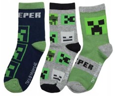 Minecraft Skeleton vaikiškos kojinės 31/34
