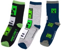 Minecraft Skeleton vaikiškos kojinės 35/38