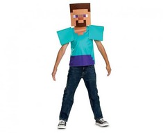 „Minecraft Steve“ būtinas kostiumas 3-4 metams