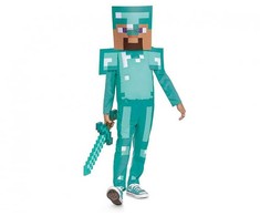 Minecraft Steve'o Diamondo kostiumas 3-4 metų vaikams