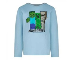 „Minecraft Trio“ vaikiški ilgarankoviai marškinėliai, 9 metų vaikams