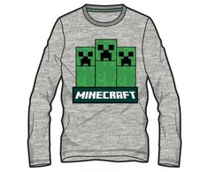 „Minecraft Trio“ vaikiški ilgomis rankovėmis marškinėliai, 12 metų